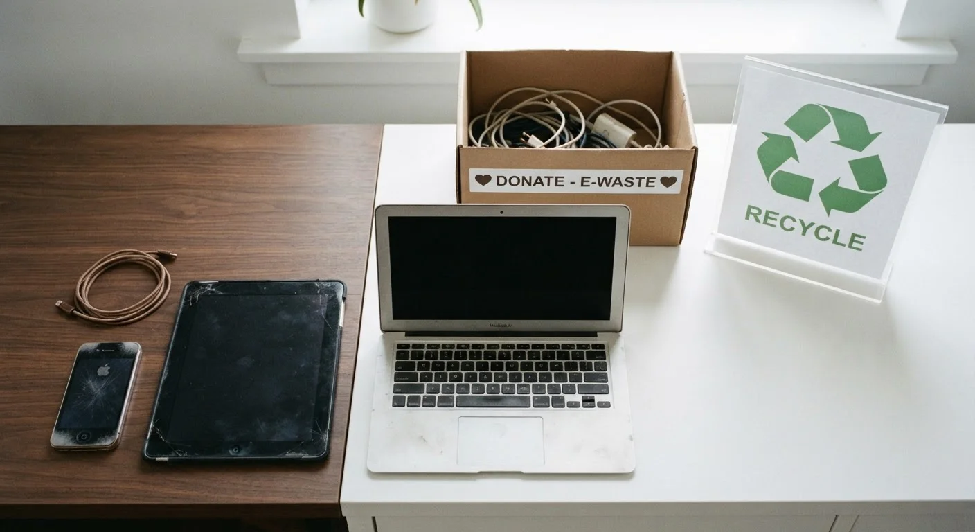 Before You Recycle or Donate an Old Device