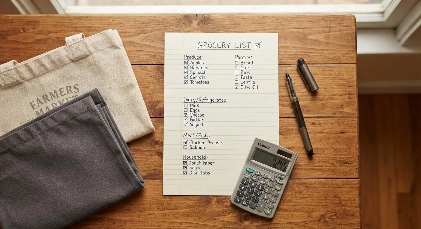Building a Shopping List That Actually Keeps You on Budget