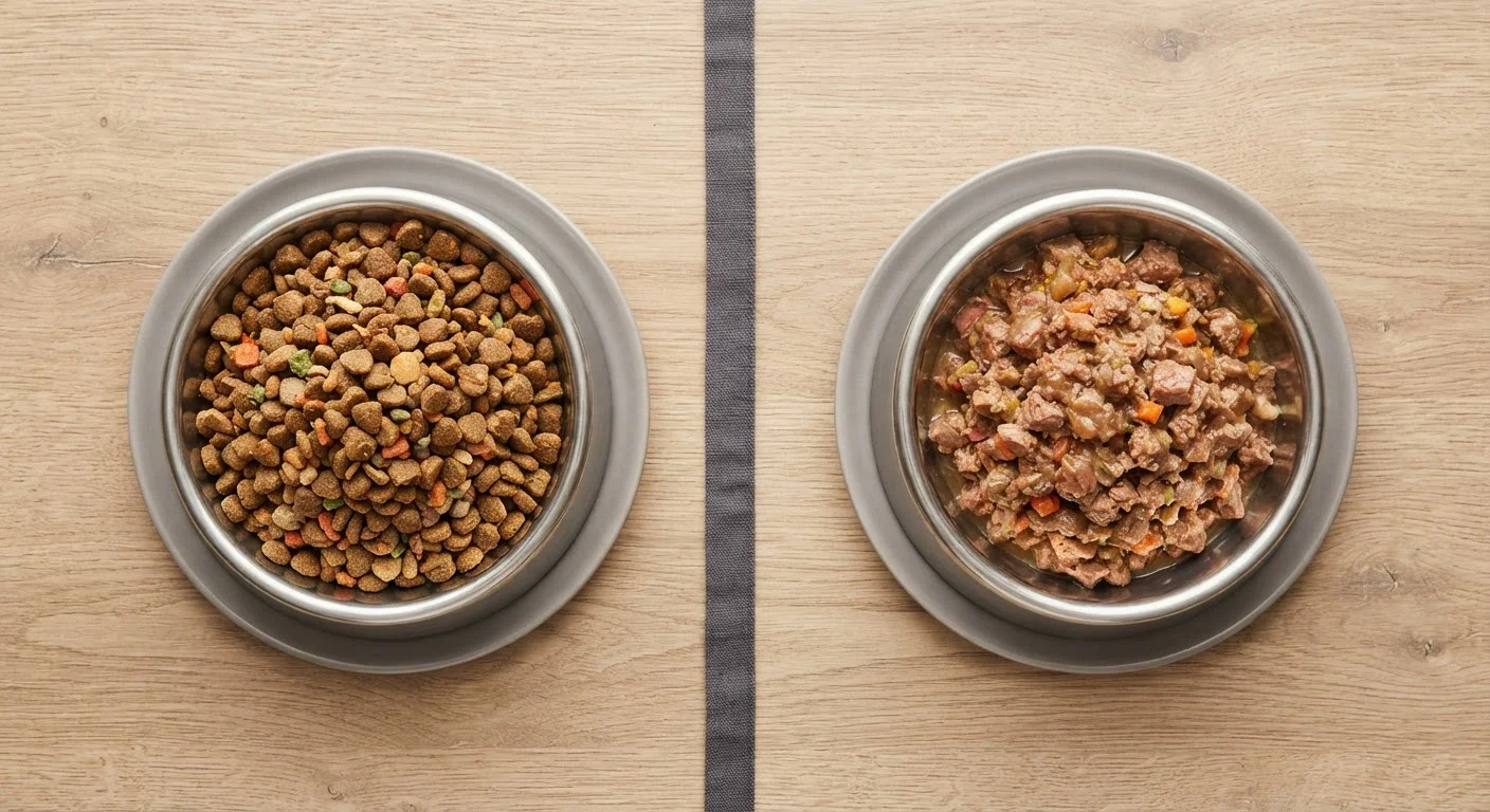 Dry Kibble vs. Wet Food: What the Difference Actually Means for Your Pet