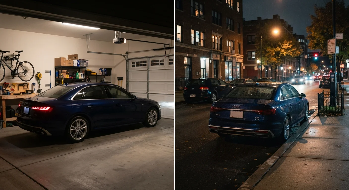 Garage vs. Street Parking: What the Difference Means for Your Car Over Time