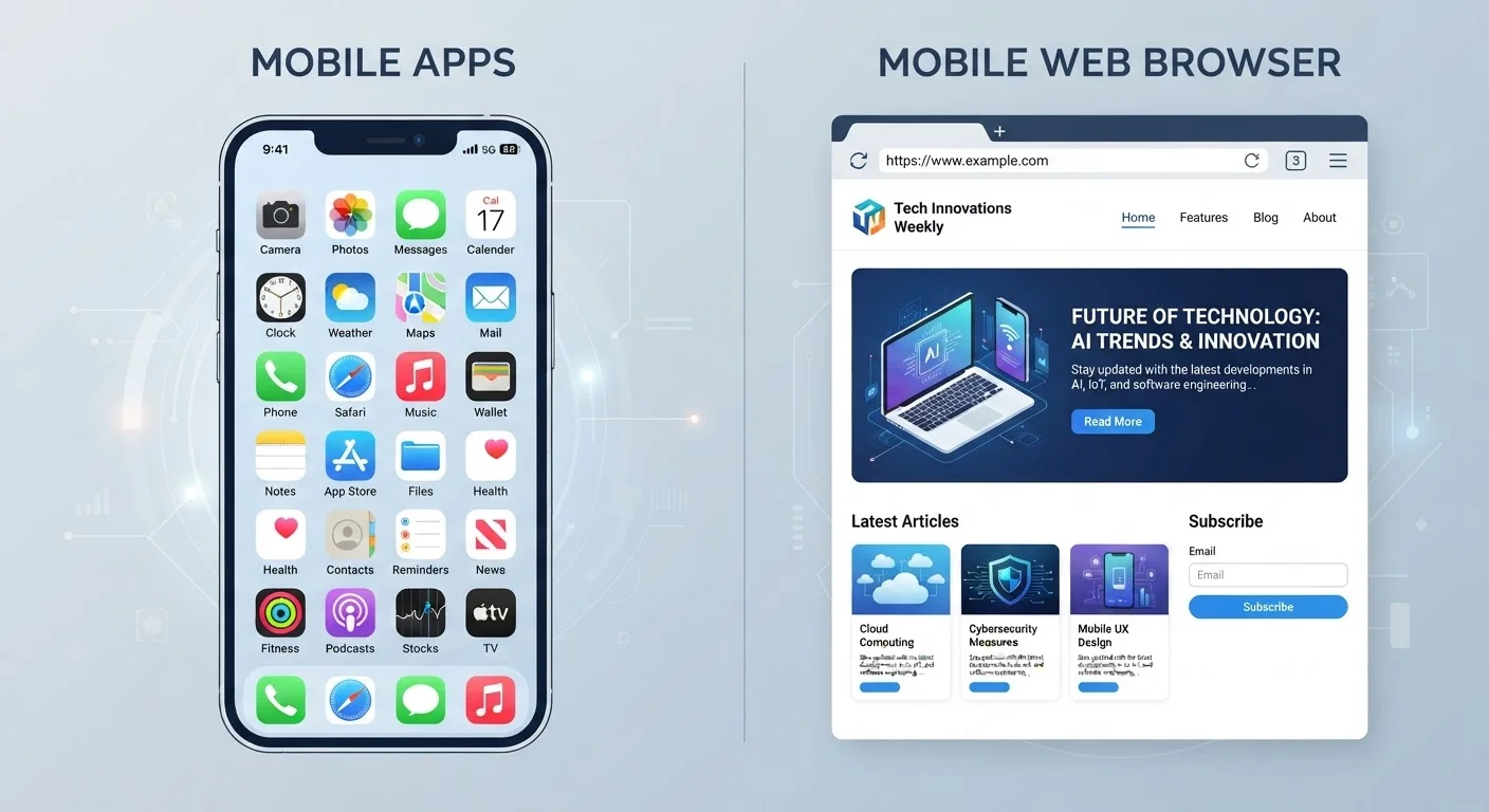 Native Apps vs. Mobile Websites: What's Actually Different Under the Hood