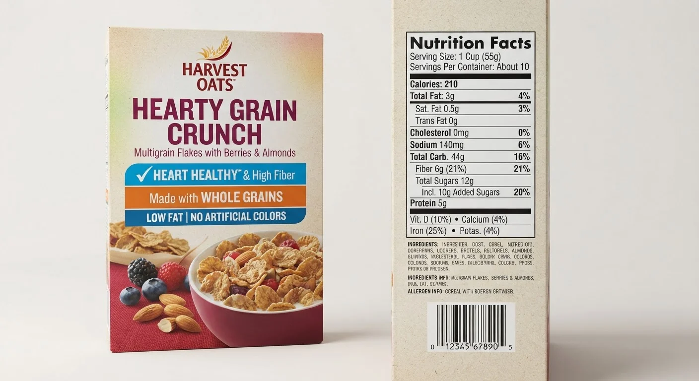 Nutrition Labels vs. Health Claims: Two Very Different Things on the Same Package