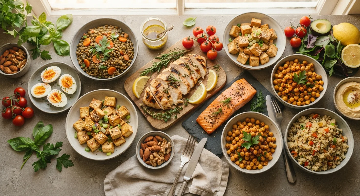 Protein Sources Across Eating Patterns: Animal, Plant, and Everything Between