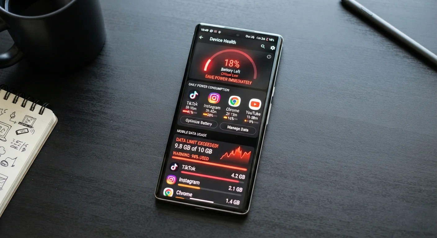 Signs an App Is Draining Your Battery or Burning Through Data in the Background