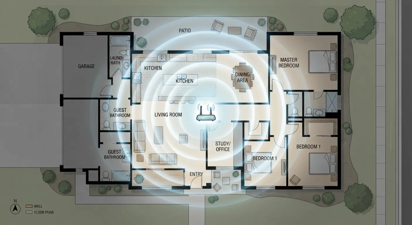 Wi-Fi Router Placement: Why Your House Layout Matters More Than Your Plan